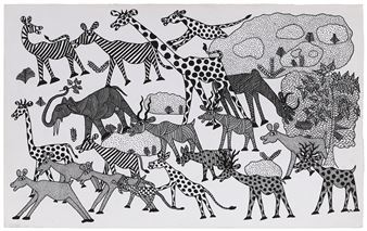 Untitled (Jogi Art) - Raju Jogi