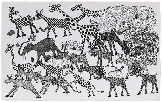 Untitled (Jogi Art) by Raju Jogi