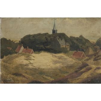 Kerkje in Groet, te Schoorl - Herman Lugt