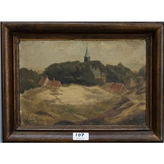 Kerkje in Groet, te Schoorl - Herman Lugt