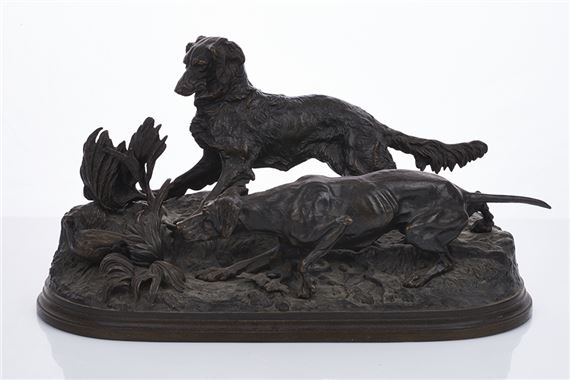 Chasse à la Perdrix by Pierre-Jules Mene, 19th Century