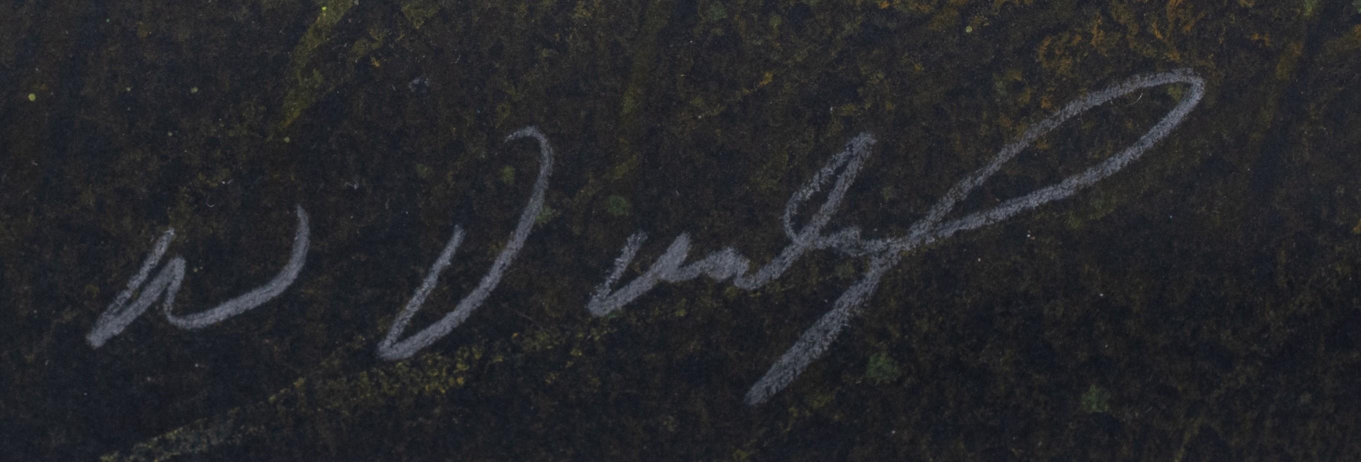 Artwork by William Dunlap, ROADSIDE - RAKING LIGHT, Made of LIGHT, Oil, watercolor and dry pigment on rag board