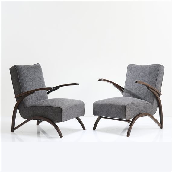 Two armchairs by Jindrich Halabala, 1930s