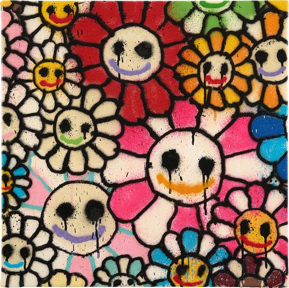 MADSAKI | Homage to Takashi Murakami Flowers (2016) | MutualArt
