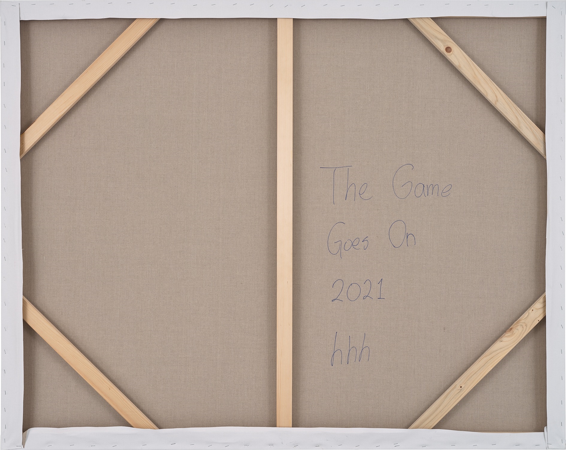 Artwork by Huang Hai-Hsin, The game goes on, Made of oil on canvas