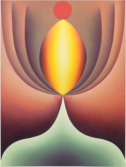 A Gentle Meeting of Tips by Loie Hollowell, Executed in 2018