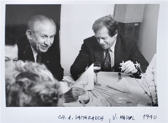Vaclav Havel, Juan Antonio Samaranch (1990)