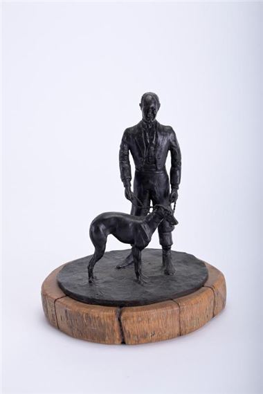 Figure and greyhound - José Miguel Franco de Sousa