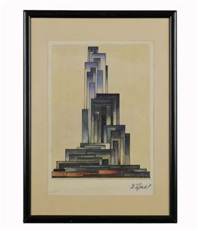 Project of a constructivist building - Yakov Chernikhov