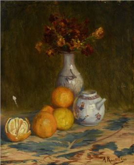 Nature morte aux oranges - Alphonse Roubichon