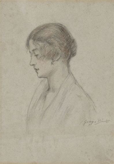 Portrait de femme by Georges Jules Ernest Binet