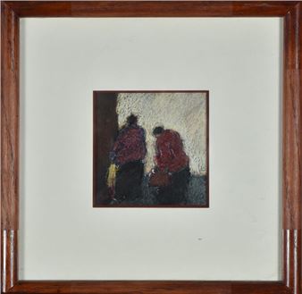 The two women. - Sophie Burbaloff