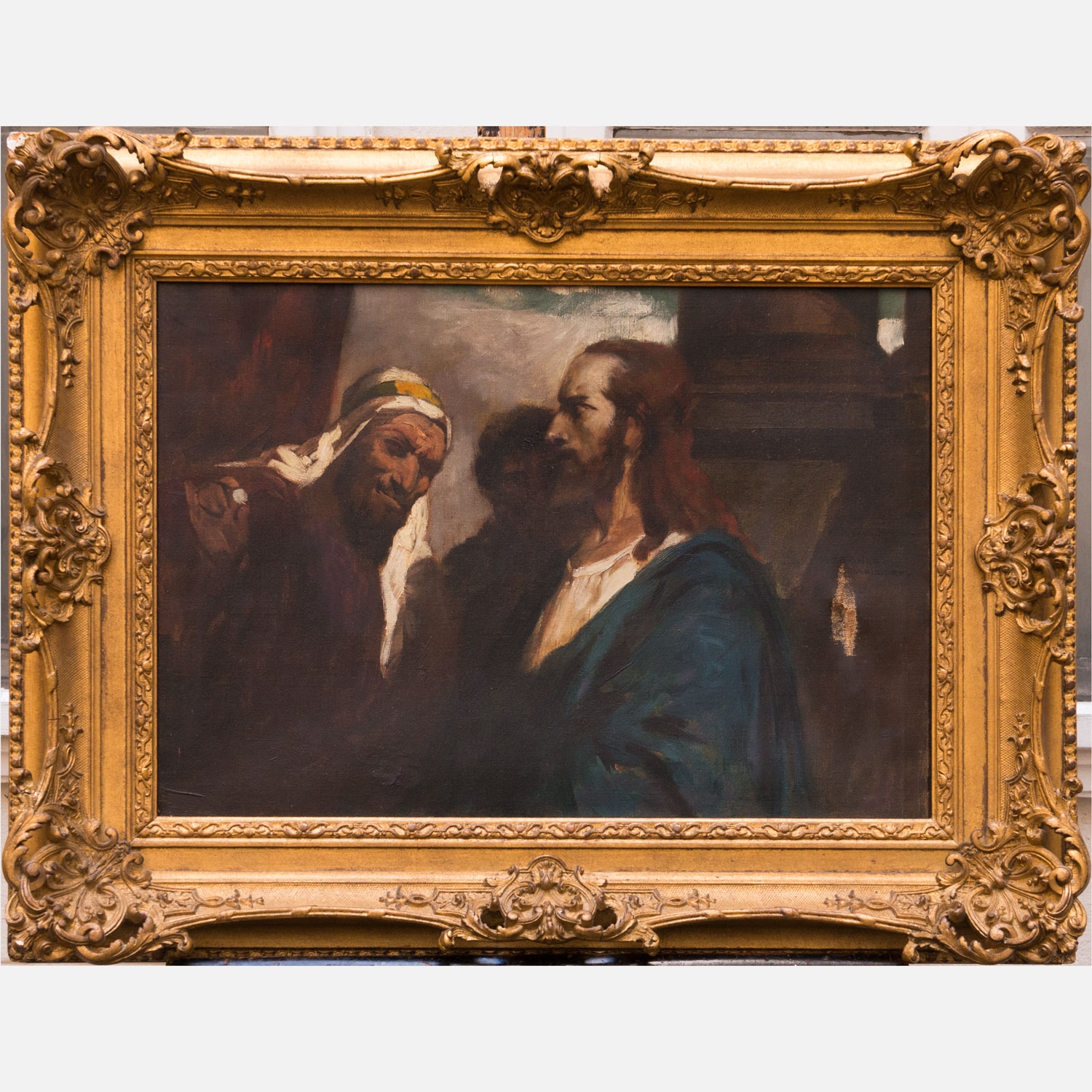 Artwork by Hermann Emil Pohle, Jesus paid it all, Made of oil on canvas