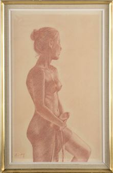 Woman in profile - Yvette Manoy