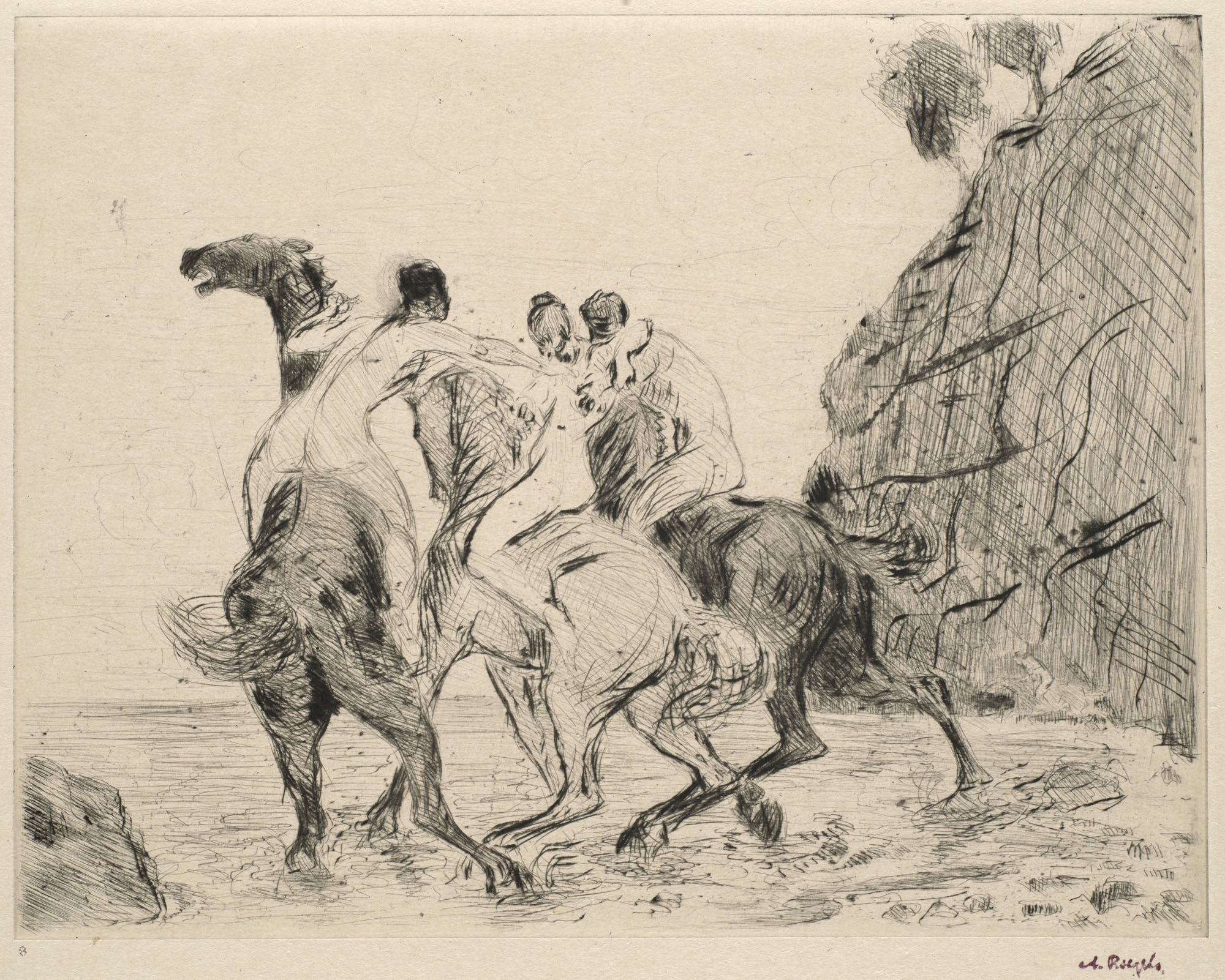 Artwork by Andreas Roegels, Aus Andreas Roegels Nachlass, Made of etchings (10)