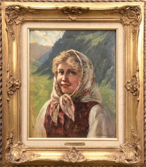 Albert Müller-Lingke | Bauernmädchen | MutualArt