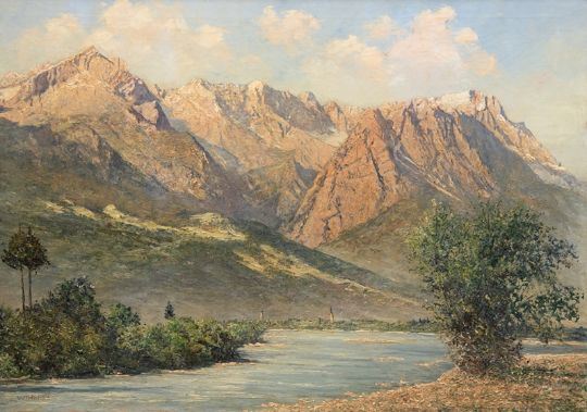 Loisachtal bei Garmisch by Walter Thamm