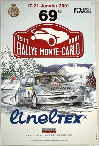 Rallye Automobile de Monte-Carlo 1998 Affiche... - Lot 27