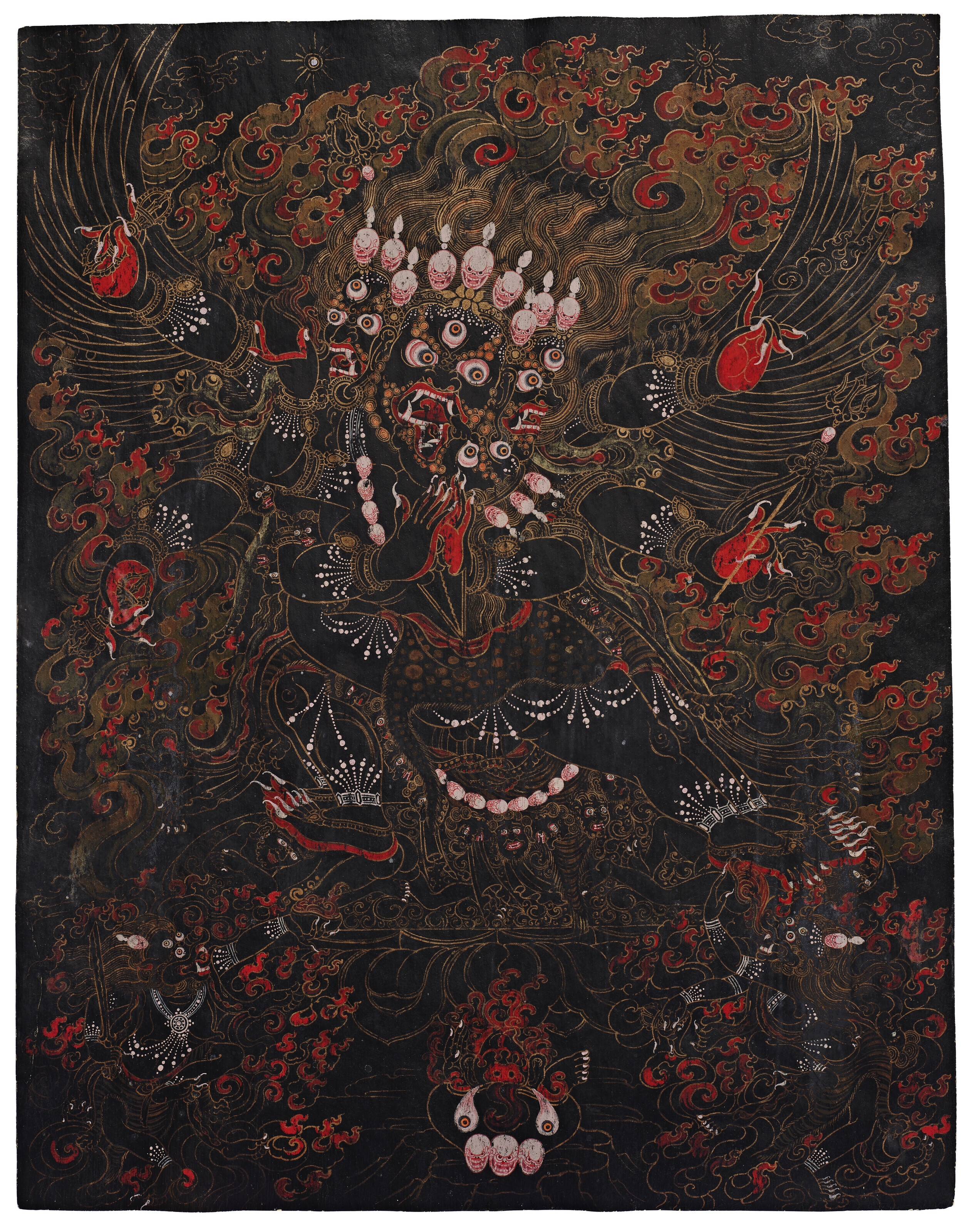 Artwork by Mongolian School, 20th Century, A PAINTING OF VAJRAKILA