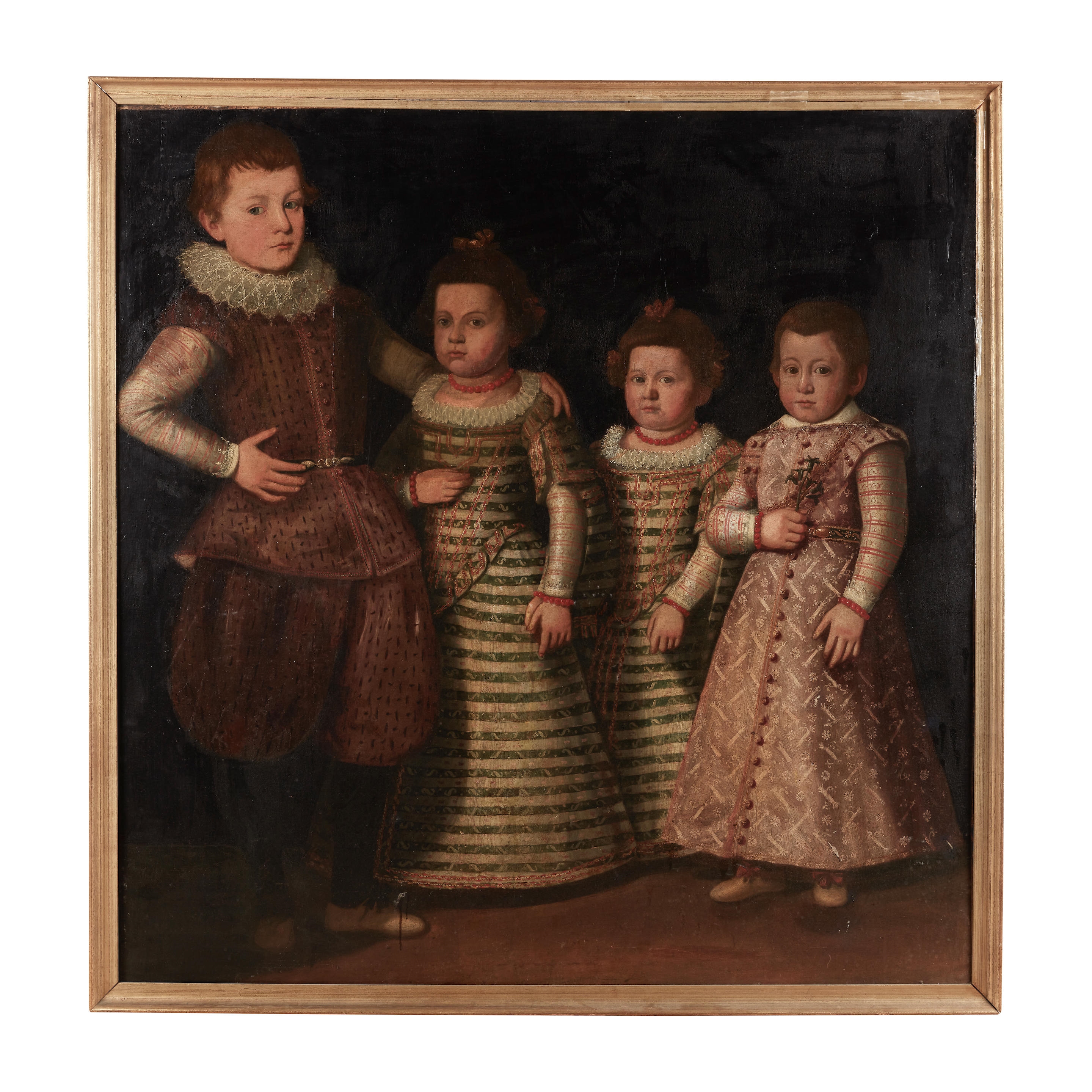 Portrait de quatre enfants by Spanish School, 16th Century