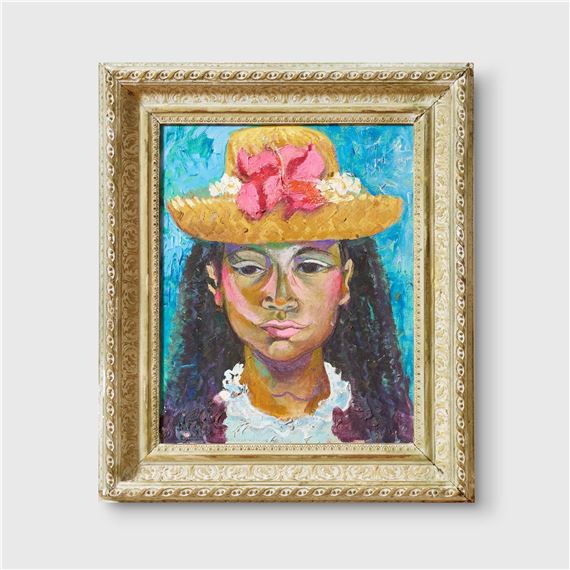 The Straw Hat, 1945 by Elaine Haxton, 1945