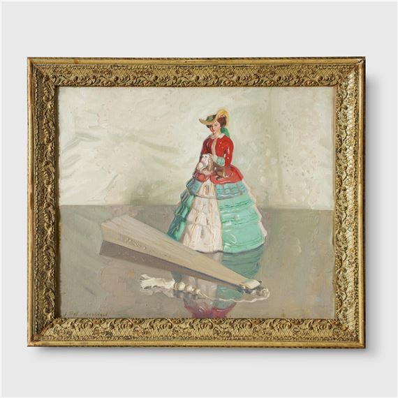 (The Lady and Fan) by Jean Parker Sutherland