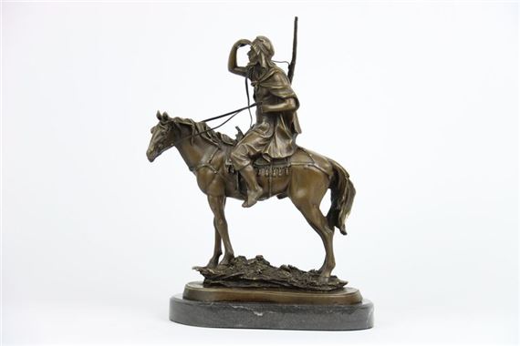 Antoine-Louis Barye | Arab rider (20th Century) | MutualArt