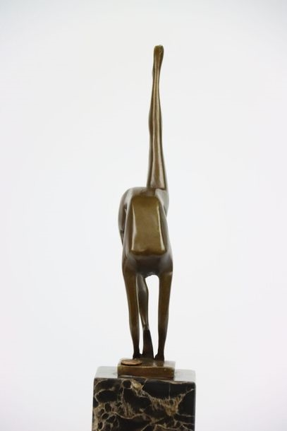 Milo Martin | Stylized gymnast holding on one leg | MutualArt