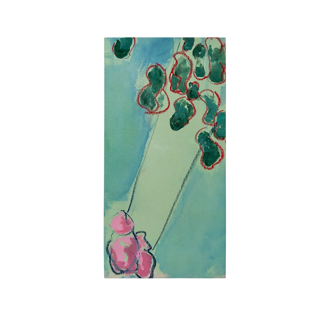 Artwork by Alannah Murphy, Destinational Diffusion, Infinite Happenings, Made of acrylic and oil pastel on canvas