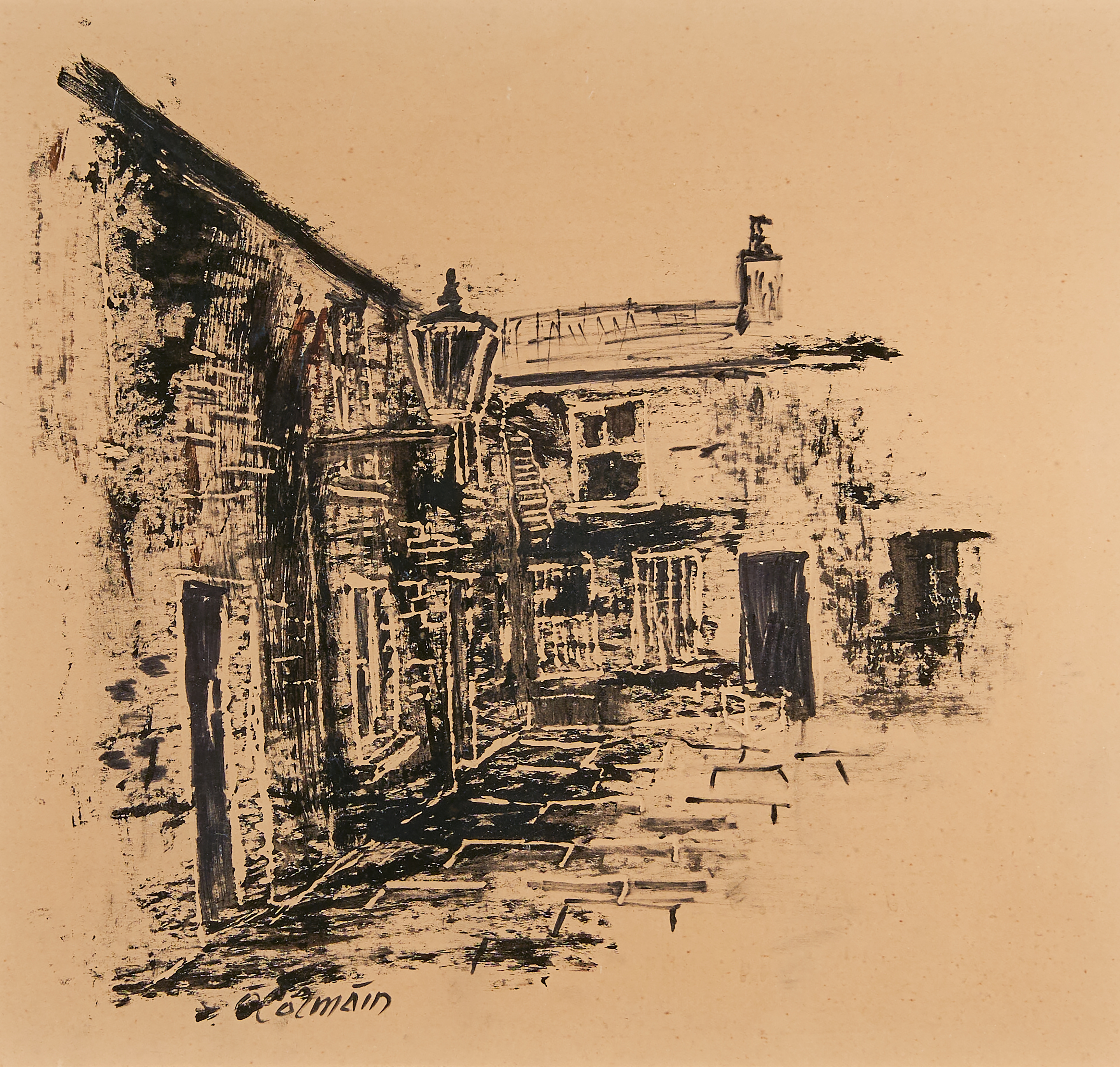 Séamus O'Colmáin | Dublin Courtyard | MutualArt