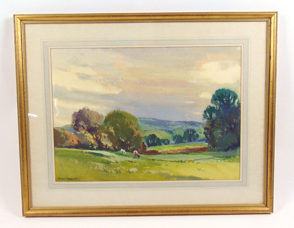 Jack Merriott | sheep in countryside | MutualArt