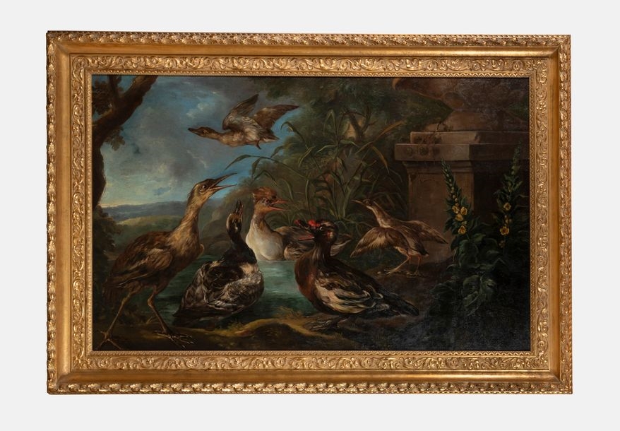 Angelo Maria Crivelli | Birds in a river | MutualArt