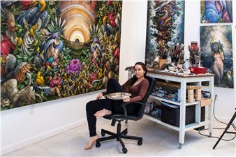 Hannah Yata Balances 'The Alchemy and the Ecstasy' at Allouche Gallery in NYC