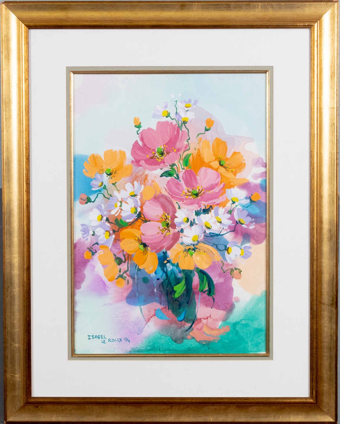 Isabel le Roux | still life of flowers (1994) | MutualArt