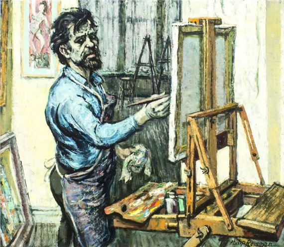 Philip Reisman | Saul Lishinsky in his Studio | MutualArt