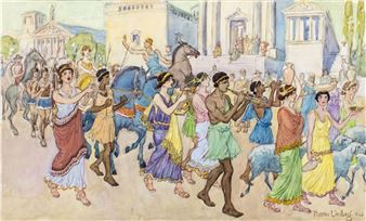 Greek Procession to Pallas Athena - Thorsten Harold Lindberg