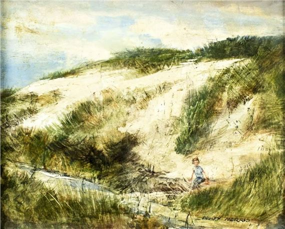 Beach Scene by Dudley Morris