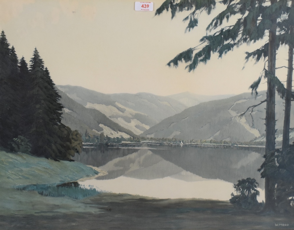 Walter Merz | a view of Lake Titsee | MutualArt