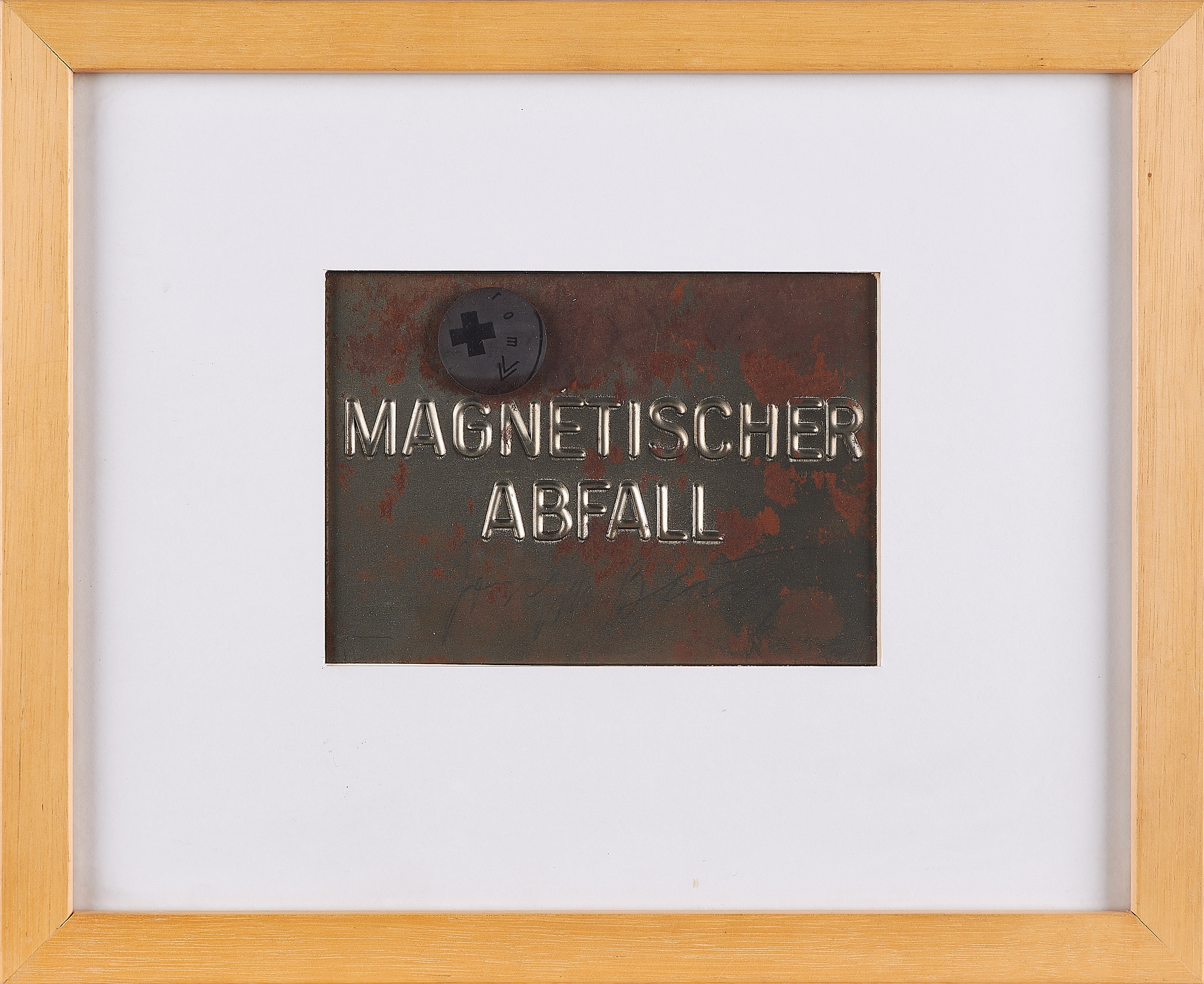 Joseph Beuys, Magnetischer Abfall (1975), Available for Sale