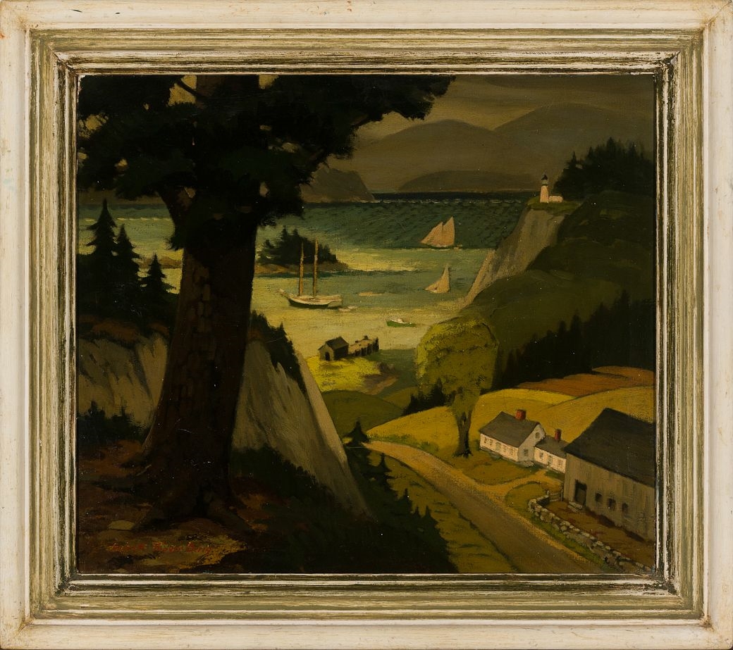 Artwork by Caroll Thayer Berry, Penobscot Bay, Made of Oil on canvas