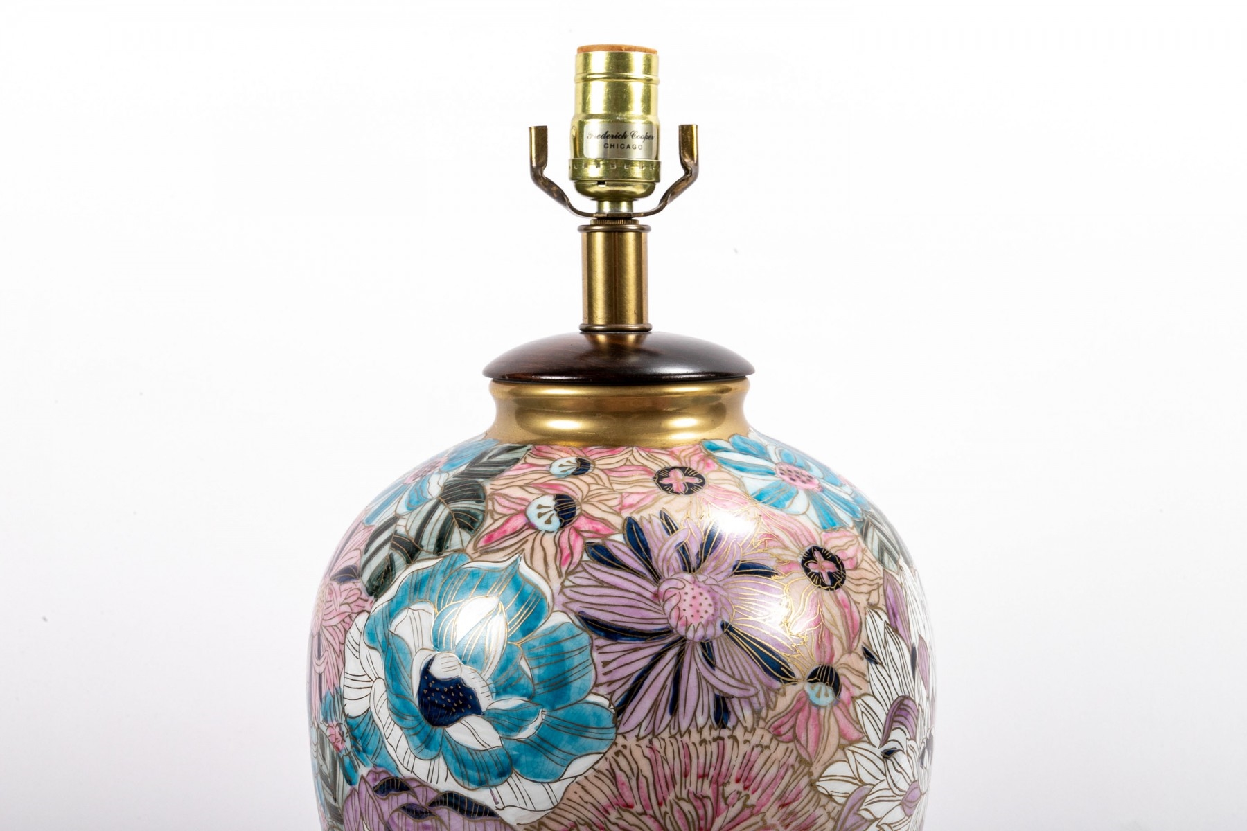 Frederick Cooper Llosa Frederick Cooper Gilt Floral Porcelain Table