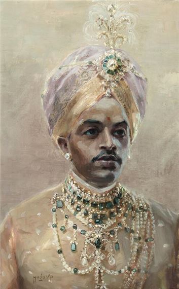 Hugo Vilfred Pedersen | Portrait of the Maharaja of Mysore | MutualArt