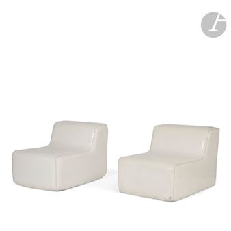 Pair of armchairs. - Michel Vigneron