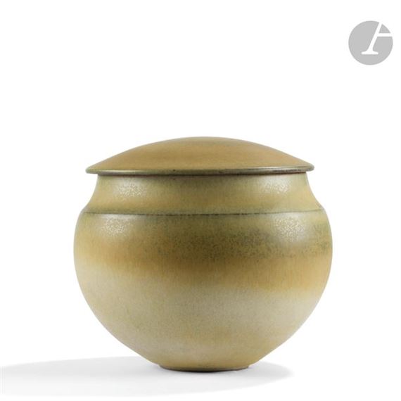 Covered pot by Robert Deblander