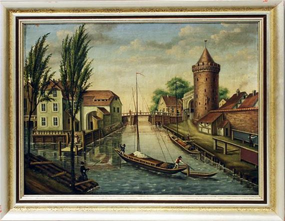 Am Steintor im Jahr 1836 by F. Spieker