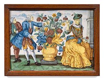 MAIOLICA PICTORIAL PLAQUE - Berardino Gentili il Giovane