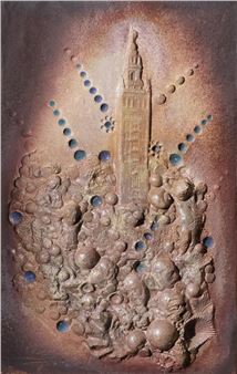 Relieve cerámico de la Giralda - Antonio Parrilla