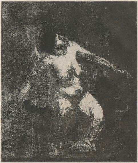 Nude Figure by Fred Williams, 1954-1955