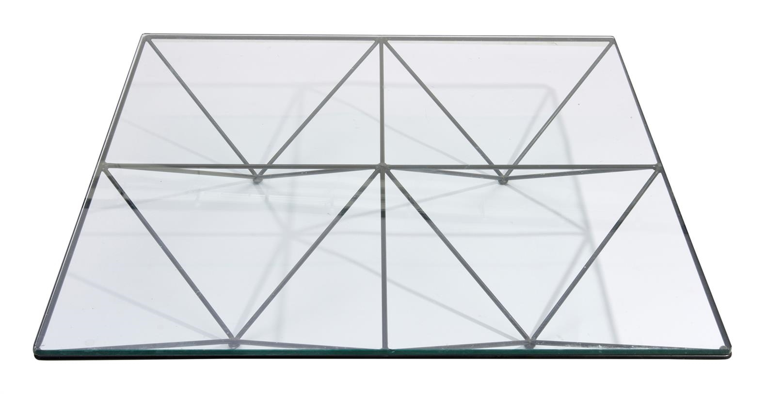 Paolo Piva | Square powder coated black steel frame (Circa 1980s ...
