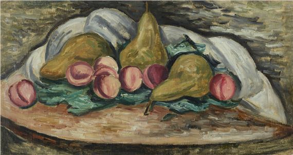 Still Life - Peaches and Pears by Marsden Hartley, Painted circa 1922-23